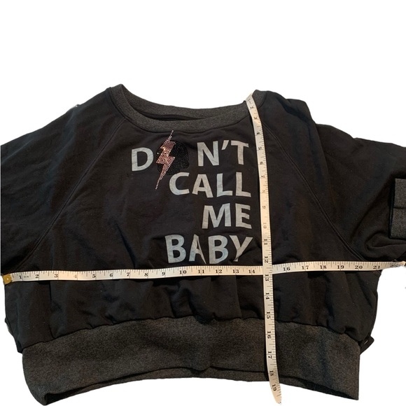 Odd People AC/DC Cropped Sweater - Picture 3 of 5